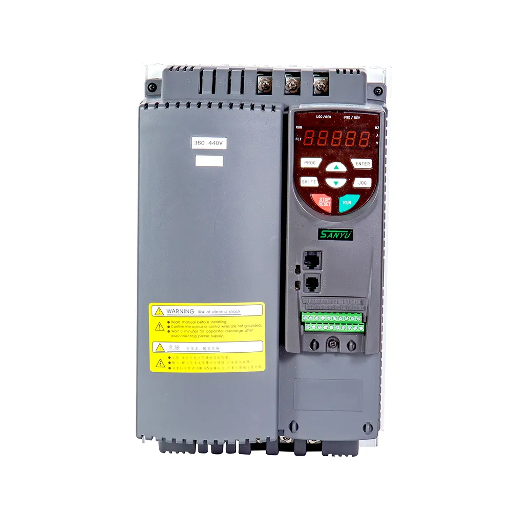 SANYU SY8000 High Performance Vector Control Frequency Inverter 2.2KW VFD VSD with CN Plug Standard IGBT High Quality