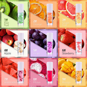 Private Label Base gusto frutta lucidalabbra Vegan idratante cura delle labbra olio per labbra alla frutta - Product Image 3