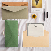 Enveloppe d'invitation de cérémonie de style occidental, épaisse, dorée et simple, enveloppe d'entrée de haute qualité et très élégante