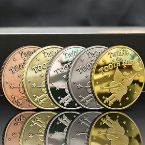 Fabricación de monedas al por mayor, regalo de recuerdo artesanal de Metal personalizado, colección de deseos de Metal, monedas, estampado colorido, <span class=keywords><strong>moneda</strong></span> de Hada de los dientes - Product Image 1