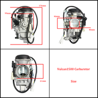 Carburateur de moto avec capteur TPS pour Kawasaki Vulcan 1500 VN1500 VN1500-D1 VN1500-D2 Classic 1996-2005 15003-1241