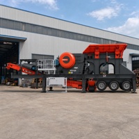 Station de concassage à mâchoires portable certifiée CE 400 TPH pour les travaux de concassage de matériaux et de production de granulats dans les carrières