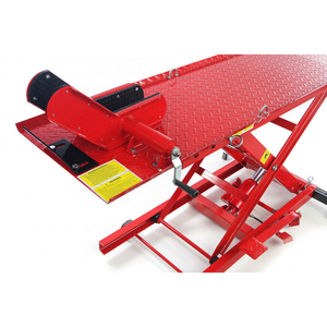 Elevador <span class=keywords><strong>de</strong></span> Tijera Hidráulico Neumático para Motocicletas <span class=keywords><strong>de</strong></span> 800 LB, Fabricación OEM, Certificación CE, Mesa Elevadora <span class=keywords><strong>de</strong></span> Acero - Product Image 3