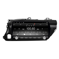 Nueva pantalla de radio para coche Android de 12.3 pulgadas para Toyota Hilux Revo 2015-2023, unidad principal para coche, monitor, reproductor multimedia, Carplay, navegación