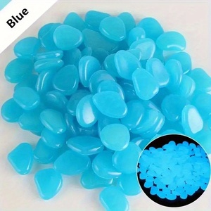 50 pierres lumineuses pour aquarium, décoration de <span class=keywords><strong>jardin</strong></span>, pierres artificielles fluorescentes, pierres d'oie colorées qui brillent dans le noir - Product Image 6
