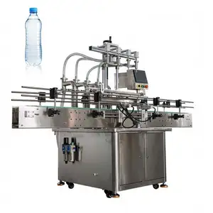 Factory Price Piston Type Pneumatic Petrol Filling Equipment Mineral Oil Water Liquid Filling Machine For Honey Soap Body Butter