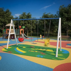 <span class=keywords><strong>Altalena</strong></span> 3 in 1 con Robusto Supporto in Metallo per Bambini e Neonati, per Uso Interno ed Esterno - Product Image 3