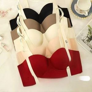 Knitted Weaving Champagne 1/2 Cup Size Beautiful Back Women Bra - Product Image 2