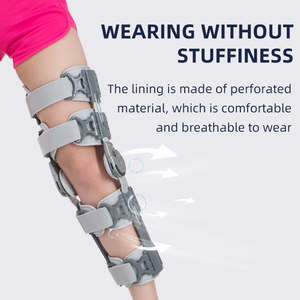 Charnière orthopédique de haute qualité extension fonctionnelle réglable post-chirurgie orthèse hanche/genou/cheville/pied pour la rééducation - Product Image 5