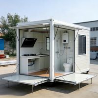 Casa Contenedor Expandible de Alta Calidad, Casa Modular de Fácil Instalación, Ecológica, Prefabricada, Tamaño Personalizado