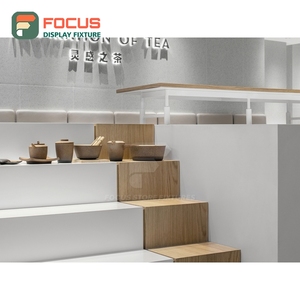 ตู้โชว์กาแฟแบบตั้งพื้น ลายไม้  ทรงสูง แนวตั้ง สำหรับโชว์กาแฟคั่ว - Product Image 3