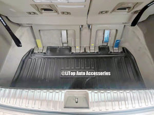 Estera Interior para maletero de coche, bandeja de equipaje trasera para 2021 <span class=keywords><strong>Kia</strong></span> <span class=keywords><strong>Carnival</strong></span>, accesorios, alfombrilla de carga para maletero - Product Image 2