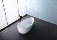 CUPC 100% Acrylique Renforcé FRP Ovale Conception 1590x805x680mm Trempage Autoportant Salle De Bains Baignoire Spécialisé Fabricant