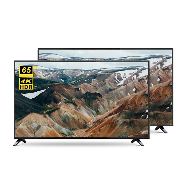 OEM Smart Display 65 Inch TV Narrow Screen 4k 2k LED Flat Screen Android Smart Television