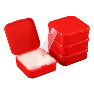 Transparent Double Sided Adhesive Tape 3.8x1.2cm PET Backing Residue Free For Home <b>Labeling</b> - Product Image 2