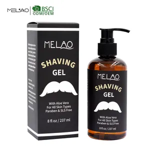 Shaving cream can accept custom label wholesale beauty before shaving cream support OEM men's exclusive shaving cream