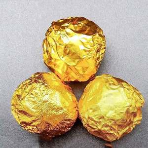 Papier d'aluminium alimentaire personnalisé en gros pour chocolat, emballage de bonbons en feuille, extra large carré, vente chaude - Product Image 5