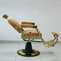Fauteuil de Barbier Professionnel Relevable pour Salon de Coiffure et de Barbier, Idéal pour la Coiffure et le Rasage du Visage