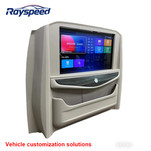 ฉากกั้นภายในรถยนต์แบบสมาร์ททีวี หุ้มด้วยหนัง PU คุณภาพสูง สำหรับ <span class=keywords><strong>Alphard</strong></span>/Vito W447/V250/V260-RS ยี่ห้อ Brand ปรับแต่งขนาดและสีได้ - Product Image 6