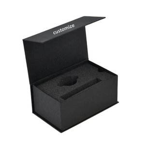 Caja Rígida Reutilizable en Forma <span class=keywords><strong>de</strong></span> <span class=keywords><strong>Libro</strong></span>, Color Negro Mate Premium, Materiales Reciclados, para Cuidado <span class=keywords><strong>de</strong></span> la Piel, Crema Facial, Rubor, Esmalte <span class=keywords><strong>de</strong></span> Uñas, Aceite, Crema para Ojos - Product Image 2
