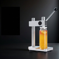 Machine de scellage manuelle pour canettes de soda, aliments, boissons, canettes en papier, bouteilles en plastique et couvercles de bouteilles