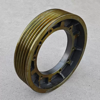 Poulie de traction géante pour ascenseur Kone GETM3.0F, machine sans engrenage, roue à câble métallique 400*5/6*10mm