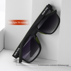 Occhiali da Sole Kenbo Classic TR90 Ultraleggeri Polarizzati UV400 con Montatura Quadrata e Supporto Nasale in Gomma Antiscivolo, Unisex, Personalizzabili - Product Image 3