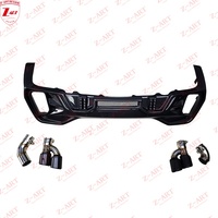 Z-ART LD Style Carbon-Faser Tuning Karosserie-Kit für BMW G06 X6 Carbon-Faser Aerodynamik-Stoßstangen-Set für BMW X6 2019-2021 Auto-Stoßstangen