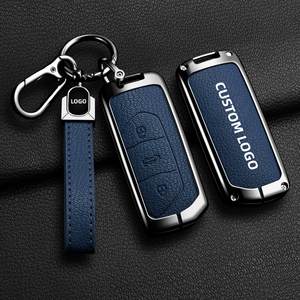 Convient à l'étui à clés de voiture Voyah Courage Chasing Light FREE Dreamer accessoires de voiture Sac en métal en cuir en alliage de zinc - Product Image 5