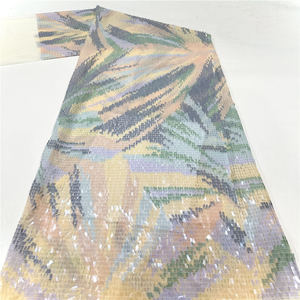 ผ้าลูกไม้เลื่อมพิมพ์ลายสไตล์โมเสกสำหรับชุดแต่งงานสิ่งทอและเสื้อผ้าสำหรับตกแต่งบ้านที่หรูหรา - Product Image 2