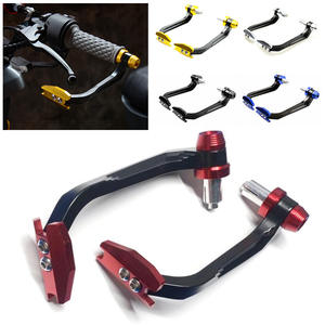 Protège-mains et leviers de frein/embrayage fixes et épaissis pour moto, en alliage d'aluminium, avec protection anti-chute par transfert d'eau - Product Image 1