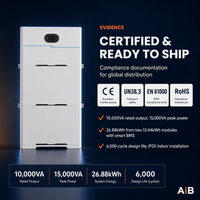 Onduleur solaire hybride tout-en-un empilable OEM avec batterie 10kW 25kWh pour système de stockage d'énergie solaire domestique et commercial