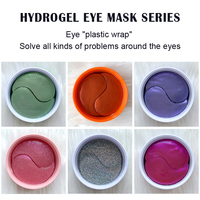 Masque pour les yeux en hydrogel à la vitamine C, à l'aloe vera et au collagène, pour les cernes, hydratant, patch pour les yeux, gel pour les yeux en marque privée