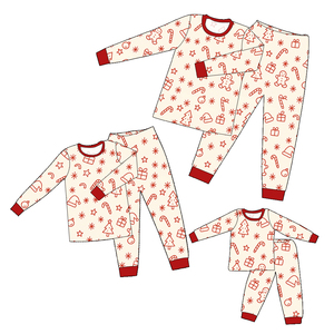 Abiti per tutte le stagioni abbinati alla famiglia in fibra di bambù accogliente e morbida per ogni membro della famiglia - Product Image 3