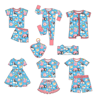 Chemise de nuit décontractée pour femmes en tissu de bambou ultra doux et respirant, manches courtes, imprimé animal/floral, motif personnalisé