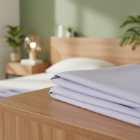Tissu tissé uni teint 65 % polyester 35 % coton, haute résistance à la décoloration, tissu pour chemisier femme