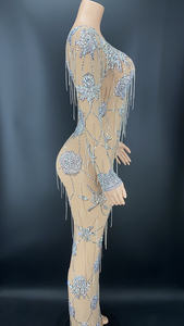 Ever NOVANCE — robe de soirée Sexy Y2346, en cristal scintillant, avec des franges, robes de mariage, tapisserie, modèle <span class=keywords><strong>2022</strong></span> - Product Image 2