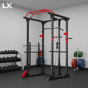 Nuevo Diseño 2026 Lingxi Iron: Rack de Potencia Multifuncional, Entrenador Funcional, Rack de Sentadillas para Gimnasio en Casa, con Pila de <span class=keywords><strong>Pesas</strong></span> de 68 kg para Entrenamiento de Fuerza - Product Image 6