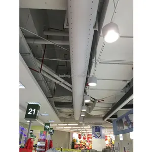 Quick installation no condensation fabric air duct for shopping mall air ventilation