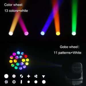 Sharpy Chùm 200W LED Di Chuyển Đầu Ánh Sáng Với Halo LED Strip Vòng <span class=keywords><strong>DMX</strong></span> Điều Khiển Cho Đảng Wedding Sân Khấu Tổ Chức Sự Kiện DJ Disco Câu Lạc Bộ - Product Image 6