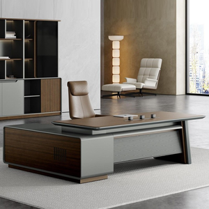 Bàn làm việc văn phòng cực kỳ đơn giản, hiện đại, sang trọng nhẹ, cao cấp, bàn làm việc đẳng cấp, bàn ghế văn phòng Lãnh Đạo - Product Image 2