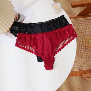 <span class=keywords><strong>Slip</strong></span> da <span class=keywords><strong>Donna</strong></span> a Vita Media in Pizzo, Sexy, in Rete Traspirante, Morbidi, per Uso Quotidiano, OEM Personalizzabile, Vendita all'Ingrosso - Product Image 3