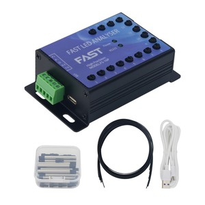 Analizador LED rápido de calibración de alta precisión de 16 canales, probador de LED de longitud de onda principal <span class=keywords><strong>HSI</strong></span>/RGB/XY - Product Image 1