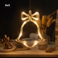 LED Weihnachtsbeleuchtung Saugnapf-Fensterdekoration Weihnachtsbaum-Lichterkette Sternenlichter IP44 Zertifiziert 2000K