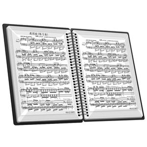 Porte-partitions de piano transparent non réfléchissant, classeur de musique à feuilles mobiles modifiable pour instruments de musique - Product Image 2