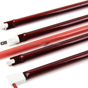 Sk15 <span class=keywords><strong>1000W</strong></span> 230V 400mm Rubi Shortwave Infravermelho Emissor Ir Lâmpada <span class=keywords><strong>Quartz</strong></span> Aquecedor Tubo para Máquina de Sopro - Product Image 1