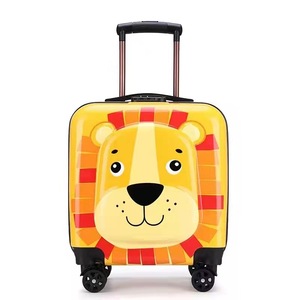3D Kids Carry on 18" Luggage for Children Rolling <strong>Suitcase</strong> with 4 Spinner Wheels Hardshell Case for <strong>Toddler</strong> to Travel - Product Image 1
