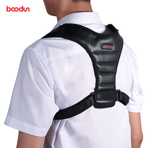Bcodun Posture Corrector Belt Adjustable <b>Back</b> <b>Support</b> For Adults Black H081129 - Product Image 1