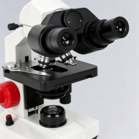 Binocular Biological Microscope 4X 100X Oil Lens Image Analysis Software Digital Slide System for Lab Teaching Research