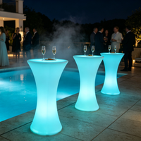 Tables de bar pour restaurants, événements commerciaux en plein air, design moderne, pliables, imperméables, meubles de bar portables, discothèque
